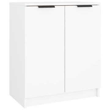 Pantofar, alb, 59x35x70 cm, lemn prelucrat - Img 2
