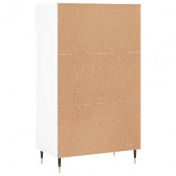 Pantofar, alb, 60x35x105 cm, lemn compozit - Img 7