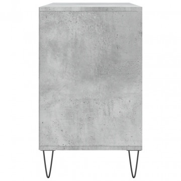 Pantofar, gri beton, 102x36x60 cm, lemn prelucrat - Img 8