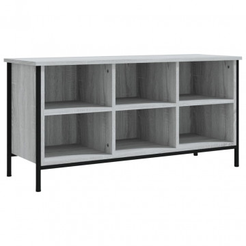 Pantofar, gri sonoma, 100x35x50 cm, lemn prelucrat - Img 2