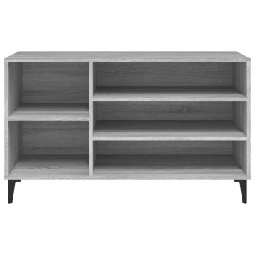 Pantofar, gri sonoma, 102x36x60 cm, lemn prelucrat - Img 8