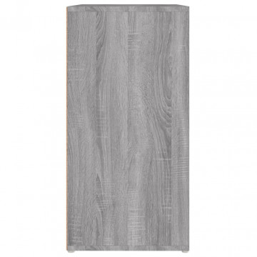 Pantofar, gri sonoma, 60x35x70 cm, lemn compozit - Img 6
