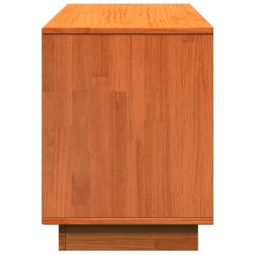 Pantofar, maro ceruit, 110x34x45 cm, lemn masiv de pin - Img 5