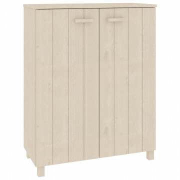 Pantofar, maro miere, 85x40x108 cm, lemn masiv de pin - Img 2