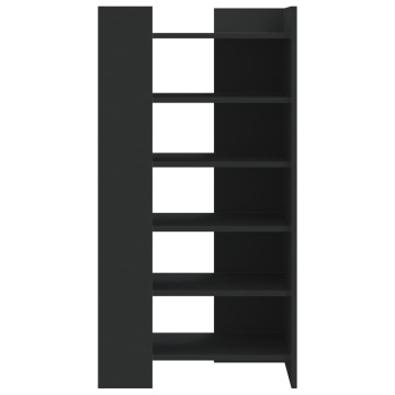 Pantofar, negru, 52x37,5x100 cm, lemn prelucrat - Img 4
