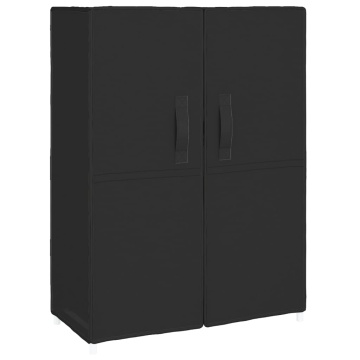 Pantofar, negru, 60x28x90 cm, material textil - Img 2