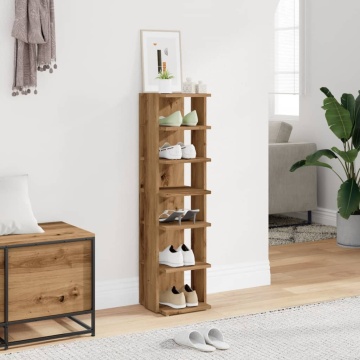 Pantofar, stejar artizanal, 28x27x102 cm lemn prelucrat - Img 3