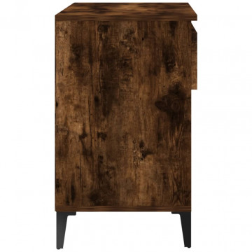 Pantofar, stejar fumuriu, 70x36x60 cm, lemn prelucrat - Img 7