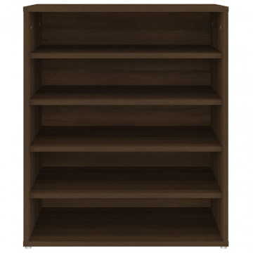 Pantofar, stejar maro, 60x35x70 cm, lemn prelucrat - Img 8