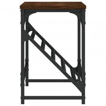 Pantofar, stejar maro, 90x30x45 cm, lemn compozit - Img 8