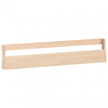 Pantofare de perete, 2 buc., 110x9x23 cm, lemn masiv pin - Img 8