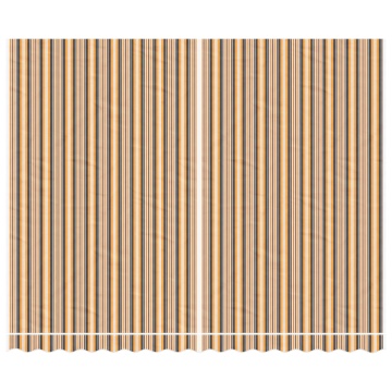 Pânză de rezervă copertină, dungi multicolore, 4x3 m - Img 3