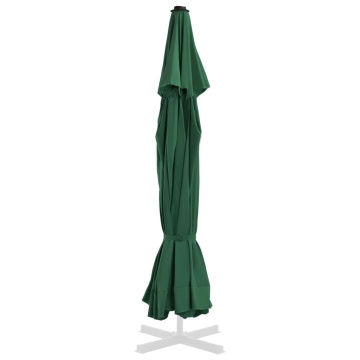 Pânză de schimb umbrelă de soare de grădină, verde, 500 cm - Img 3