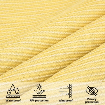 Pânză parasolar, bej, 2 x 3 m, HDPE, 160 g/m² - Img 8