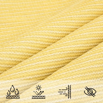 Pânză parasolar, bej, 2x2,5 m, HDPE, 160 g/m² - Img 8