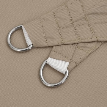 Pânză parasolar gri taupe 3x5 m țesătură oxford dreptunghiular - Img 5