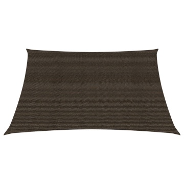 Pânză parasolar, maro, 2,5 x 2,5 m, HDPE, 160 g/m² - Img 2