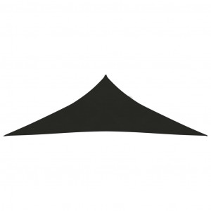 Pânză parasolar, negru, 3,5x3,5x4,9 m, HDPE, 160 g/m² - Img 3