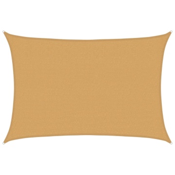 Pânză parasolar, nisipiu dreptunghiular 2,5x4 m HDPE 160 g/m² - Img 2