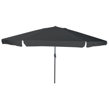 Parasol Grădină ø395x245 cm Antracit - Img 2