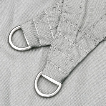 Parasolar, gri deschis, 5x5 m, 100% poliester Oxford - Img 8