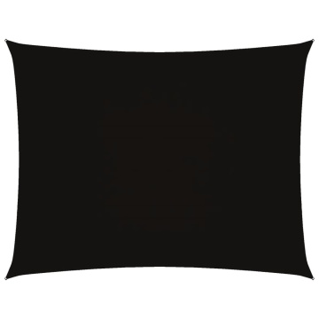 Parasolar, negru, 3,5x5 m, țesătură oxford, dreptunghiular - Img 2