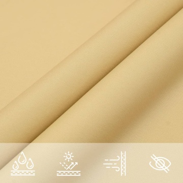 Parasolar, nisipiu, 2x2 m, 100% poliester Oxford - Img 7