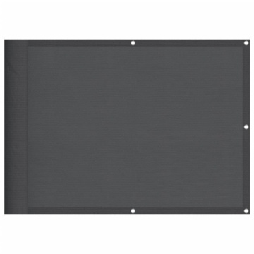 Paravan de balcon, antracit, 75x700 cm, 100% poliester oxford - Img 2