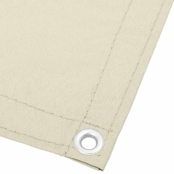 Paravan de balcon, crem, 120x700 cm, 100% poliester oxford - Img 3
