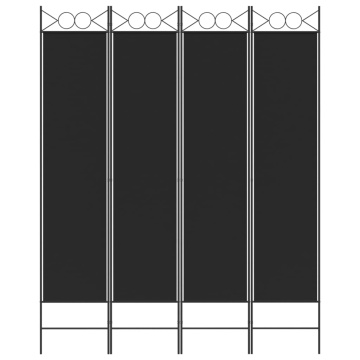 Paravan de cameră cu 3 panouri, 160x200 cm, textil - Img 3