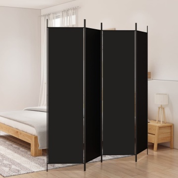 Paravan de cameră cu 3 panouri, 200x200 cm, textil - Img 1