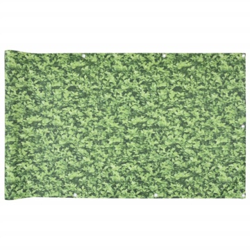 Paravan de grădină cu aspect de plantă, verde, 600x90 cm, PVC - Img 2