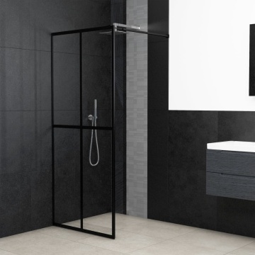 Paravan duș walk-in, 90x195 cm, sticlă securizată transparentă - Img 1