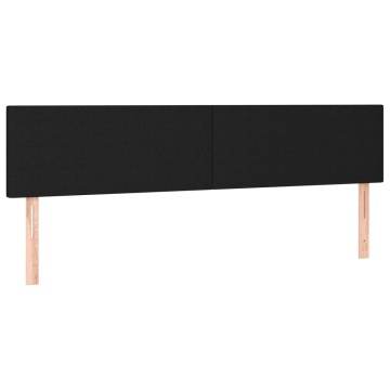 Pat box spring cu saltea, negru, 180x200 cm, catifea - Img 5