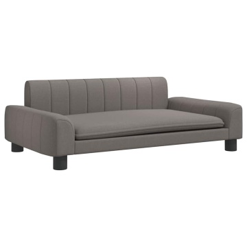 Pat de câini, taupe, 90x53x30 cm, material textil - Img 2