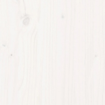 Pat de zi, alb, 100x200 cm, lemn masiv de pin - Img 7