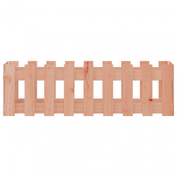 Pat înălțat grădină cu design gard 100x30x30 cm lemn douglas - Img 8