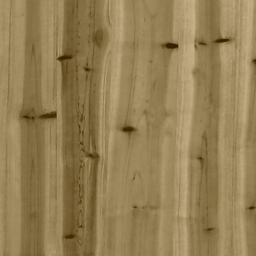 Pat înălțat grădină design gard 200x50x70 cm lemn impregnat pin - Img 7