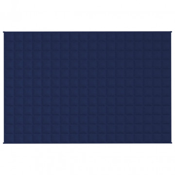 Pătură cu greutăți, albastru, 120x180 cm, 9 kg, material textil - Img 3