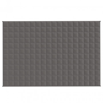 Pătură grea, gri, 122x183 cm, 9 kg, material textil - Img 3