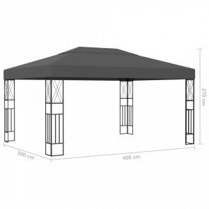 Pavilion, antracit, 3 x 4 m, material textil - Img 5