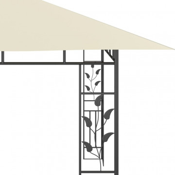 Pavilion cu plasă anti-țânțari, crem, 4x3x2,73 m, 180 g/m² - Img 5