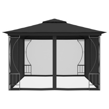 Pavilion cu plase, antracit, 300 x 400 x 265 cm - Img 3