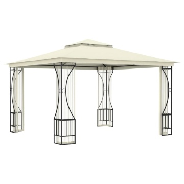 Pavilion cu plase, crem, 300 x 300 x 265 cm - Img 3