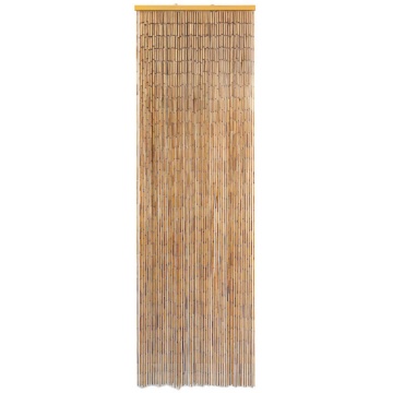 Perdea de ușă pentru insecte, bambus, 56x185 cm - Img 2