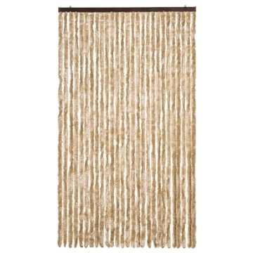 Perdea pentru insecte, bej, 118 x 220 cm, Chenille - Img 3