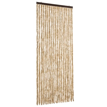 Perdea pentru insecte, bej, 56x200 cm, Chenille - Img 2