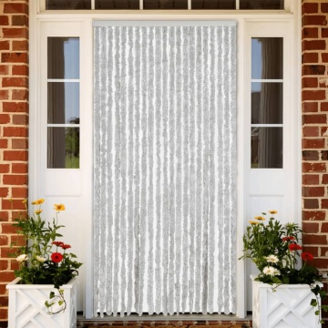 Perdea pentru insecte, gri, 90x200 cm, chenille - Img 1