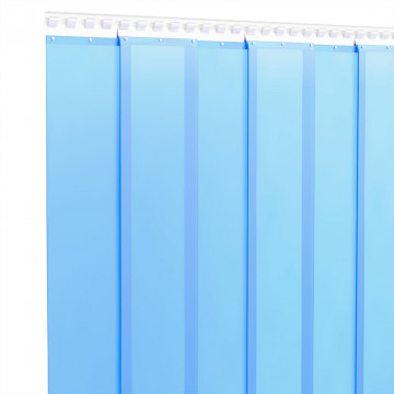 Perdea pentru ușă, albastru, 300 mmx2,6 mm 25 m, PVC - Img 3