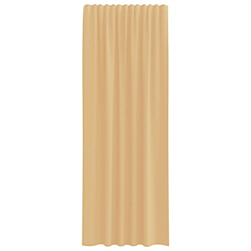 Perdele Voile cu Bucle 2 buc Alb 140x245 cm - Img 4